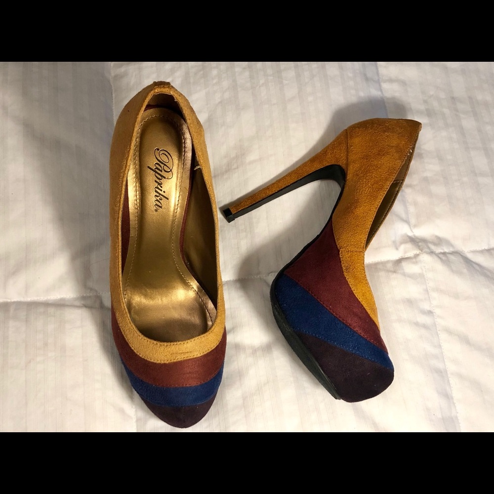 Paprika stilettos pumps